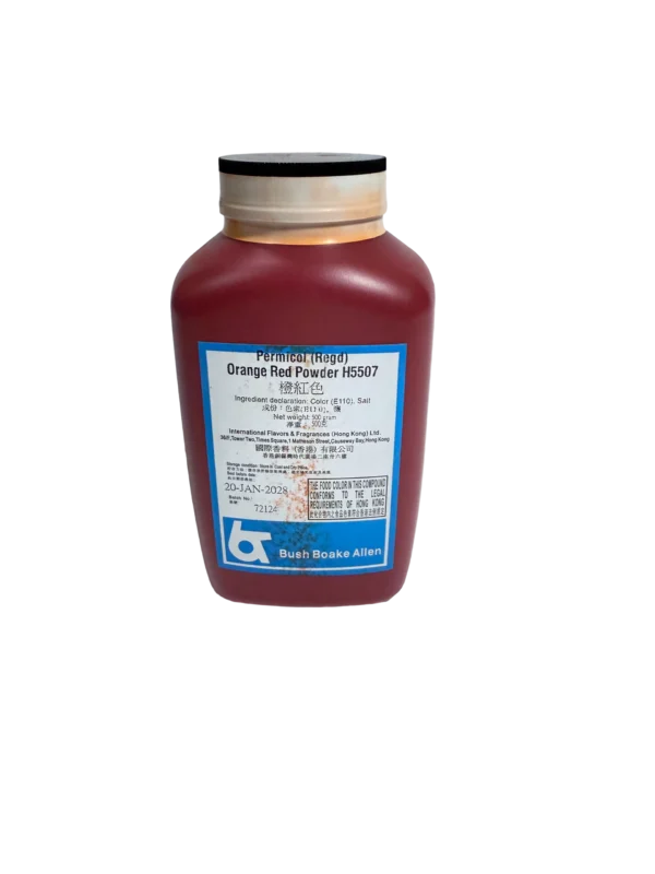 BBA 橙紅色素粉 H5507 500克 BBA Orange Red Powder H5507 500g