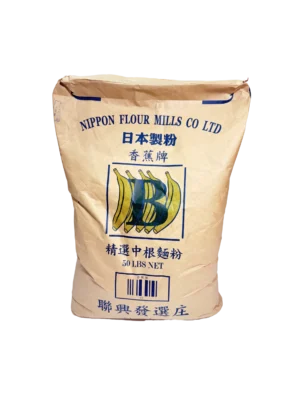 香蕉牌 精選中根麵粉 50磅 Banana Brand Selected Medium-Strength Wheat Flour 50lbs