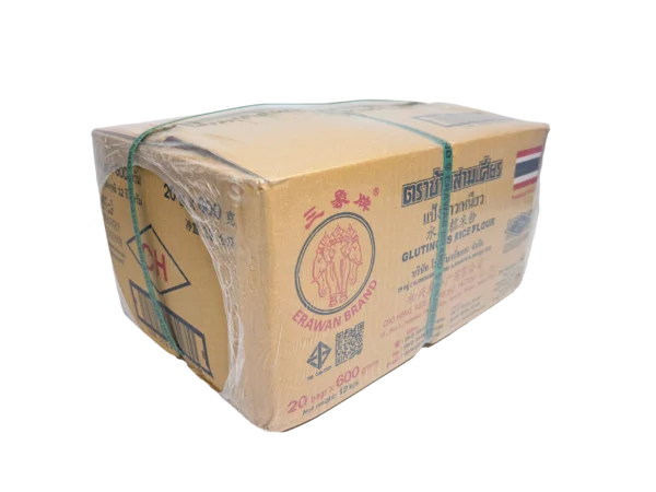 三象牌 水磨糯米粉 600克×20包 Erawan Brand Glutinous Rice Flour 600g x 20 Packs