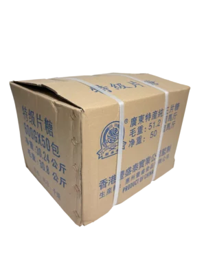 豐盛牌 特級片糖 600克×50包 Fung Shing Brand Premium Rock Sugar 600g×50 Packs