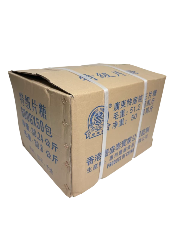 豐盛牌 特級片糖 600克×50包 Fung Shing Brand Premium Rock Sugar 600g×50 Packs